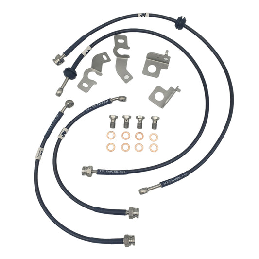 BMW 3 SERIES E46 M3 HOSETECHNIK BRAIDED BRAKE HOSE KIT