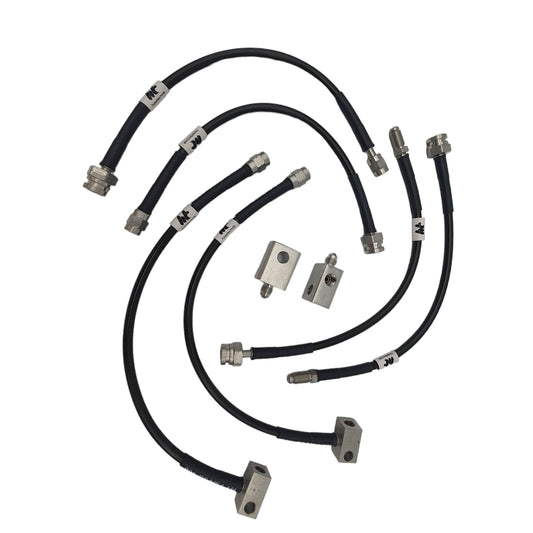 BMW 135I COUPE (E82 CHASSIS) HOSETECHNIK BRAIDED BRAKE HOSE KIT